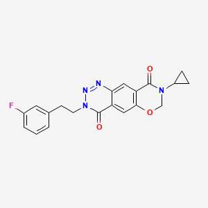 Chemical structure of Tulrampator (CX-1632)
