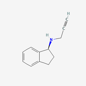 Chemical structure of (S)-Rasagiline (TVP1022)