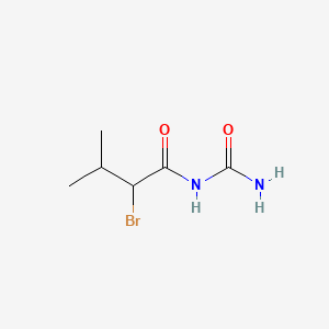 Chemical structure of Bromovalerylurea