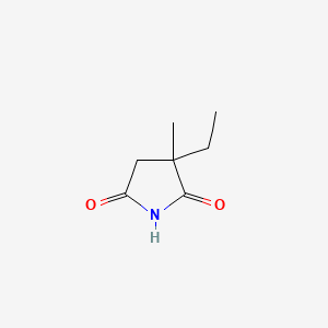 Chemical structure of Ethosuximide