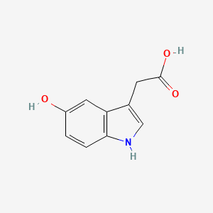 Chemical structure of 5-Hydroxyindoleacetic Acid