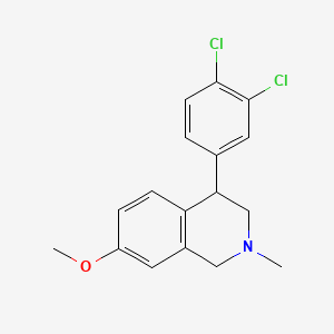 Chemical structure of Diclofensine