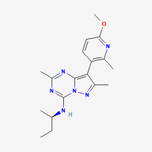 Chemical structure of Pexacerfont