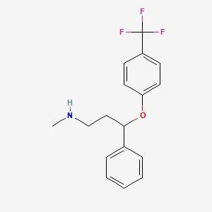 Chemical structure of Fluoxetine