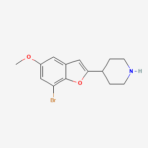 Chemical structure of Brofaromine