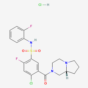 Chemical structure of ABT-639 hydrochloride