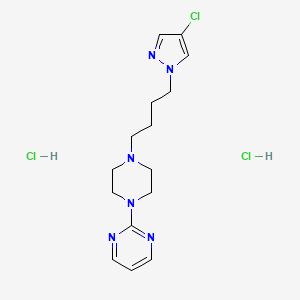 Chemical structure of Lesopitron dihydrochloride
