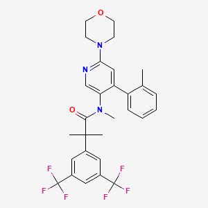 Chemical structure of Befetupitant