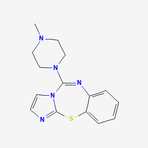 Chemical structure of Pentiapine