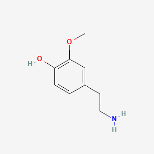 Chemical structure of 3-Methoxytyramine