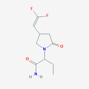Chemical structure of Anticonvulsant agent 1