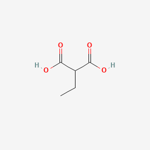Chemical structure of Ethylmalonic acid