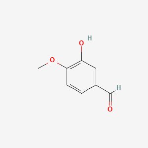 Chemical structure of Isovanillin