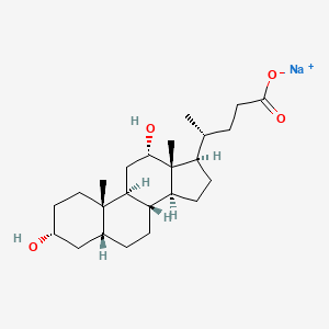 Chemical structure of Sodium Deoxycholate