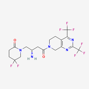 Chemical structure of Gemigliptin