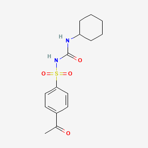Chemical structure of Acetohexamide