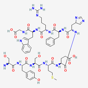 Chemical structure of Acth (1-10)