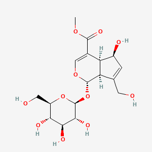Chemical structure of Deacetyl asperulosidic acid methyl ester