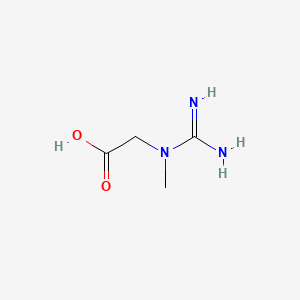 Chemical structure of Creatine