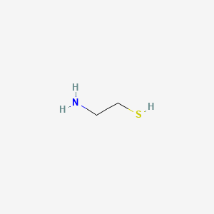 Chemical structure of Cysteamine