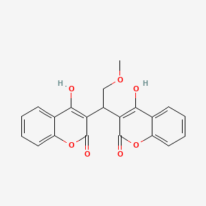 Chemical structure of Coumetarol