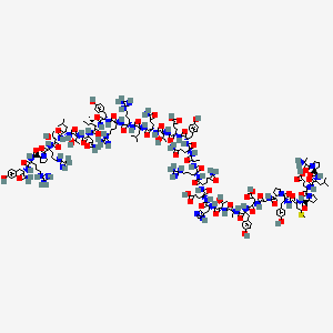 Chemical structure of Pancreatic Polypeptide, rat (Rat pancreatic polypeptide)