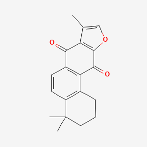 Chemical structure of Isotanshinone IIA