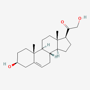 Chemical structure of 21-Hydroxypregnenolone