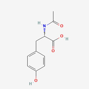Chemical structure of N-Acetyl-L-tyrosine