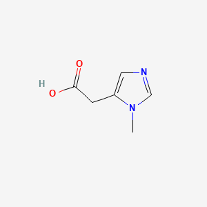Chemical structure of Pi-Methylimidazoleacetic acid