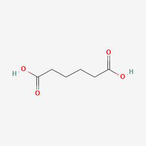 Chemical structure of Adipic acid
