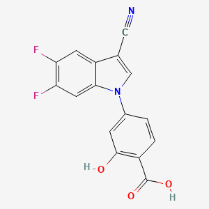 Chemical structure of Xanthine oxidase-IN-1