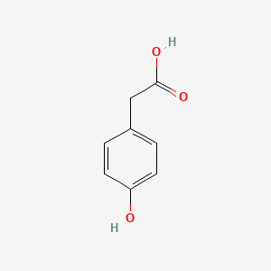 Chemical structure of Hydroxyphenylacetic acid