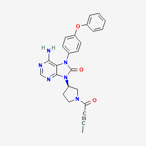 Chemical structure of Tirabrutinib