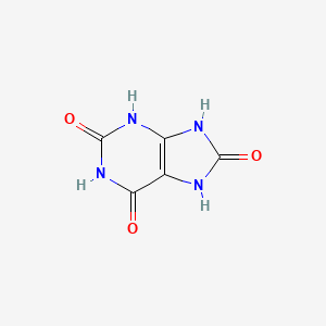Chemical structure of Uric acid