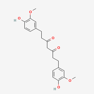 Chemical structure of Tetrahydrocurcumin