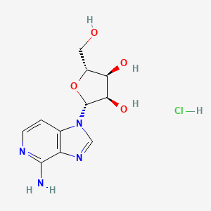 Chemical structure of 3-Deazaadenosine hydrochloride