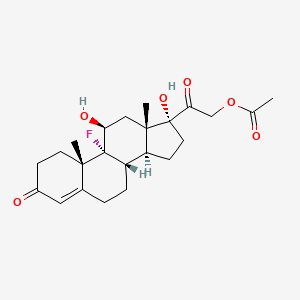 Chemical structure of Fludrocortisone Acetate