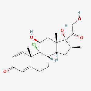 Chemical structure of Beclomethasone