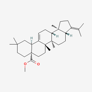 Chemical structure of Oleanolic acid derivative 1