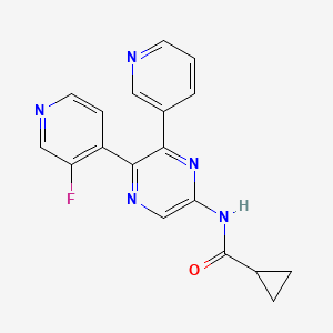 Chemical structure of LAS101057