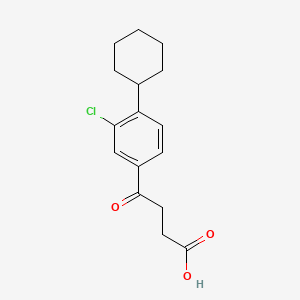Chemical structure of Bucloxic Acid