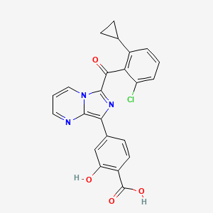 Chemical structure of GNE-6468