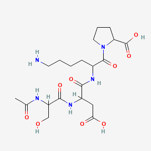 Chemical structure of Acetyl-Ser-Asp-Lys-Pro