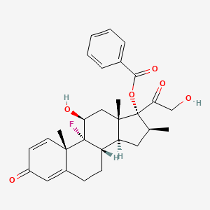 Chemical structure of Betamethasone Benzoate