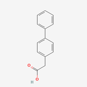 Chemical structure of Felbinac