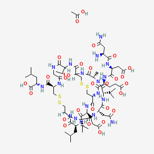 Chemical structure of Plecanatide acetate