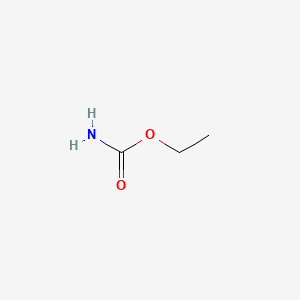 Chemical structure of Carbamic acid, ethyl ester