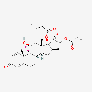 Chemical structure of Betamethasone Butyrate Propionate