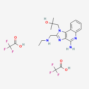 Chemical structure of Gardiquimod trifluoroacetate